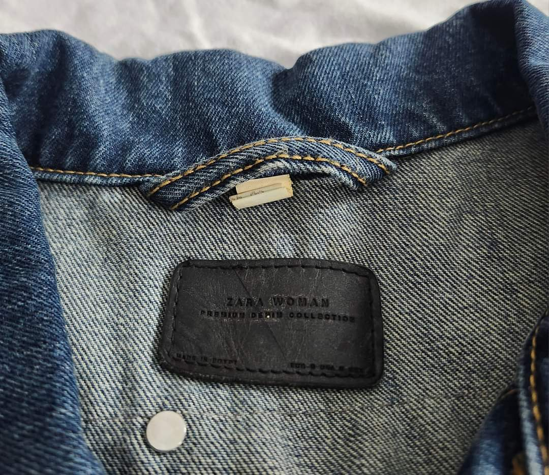 ZARA WOMAN, Premium Denim Collection' DENIM JACKET #M #L #XL image indicator(8)
