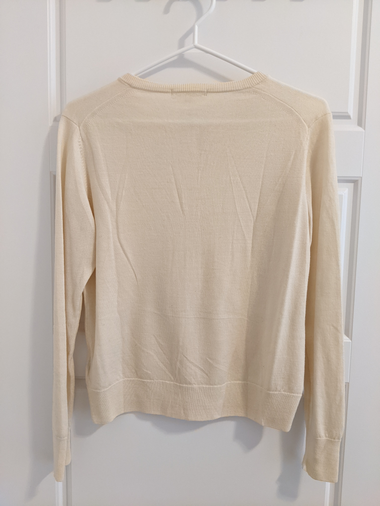 Uniqlo Women's Cardigan (Cream) image indicator(4)