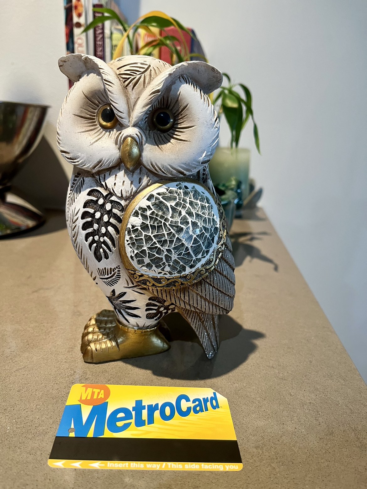 Cute Owl Statue - Decor - Bookend - photo 2