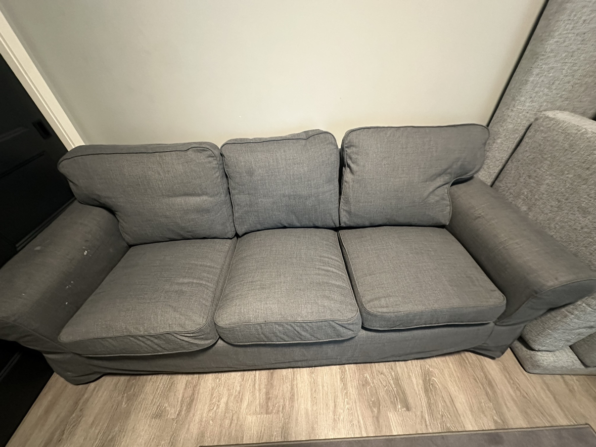 IKEA 3 seat couch - photo 3