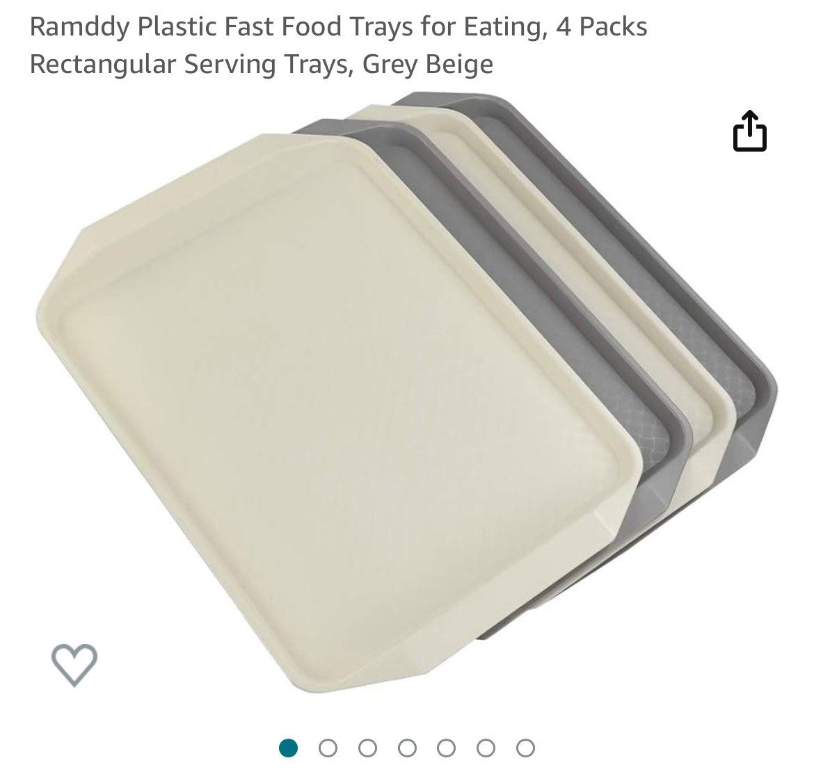 Plastic Food Trays