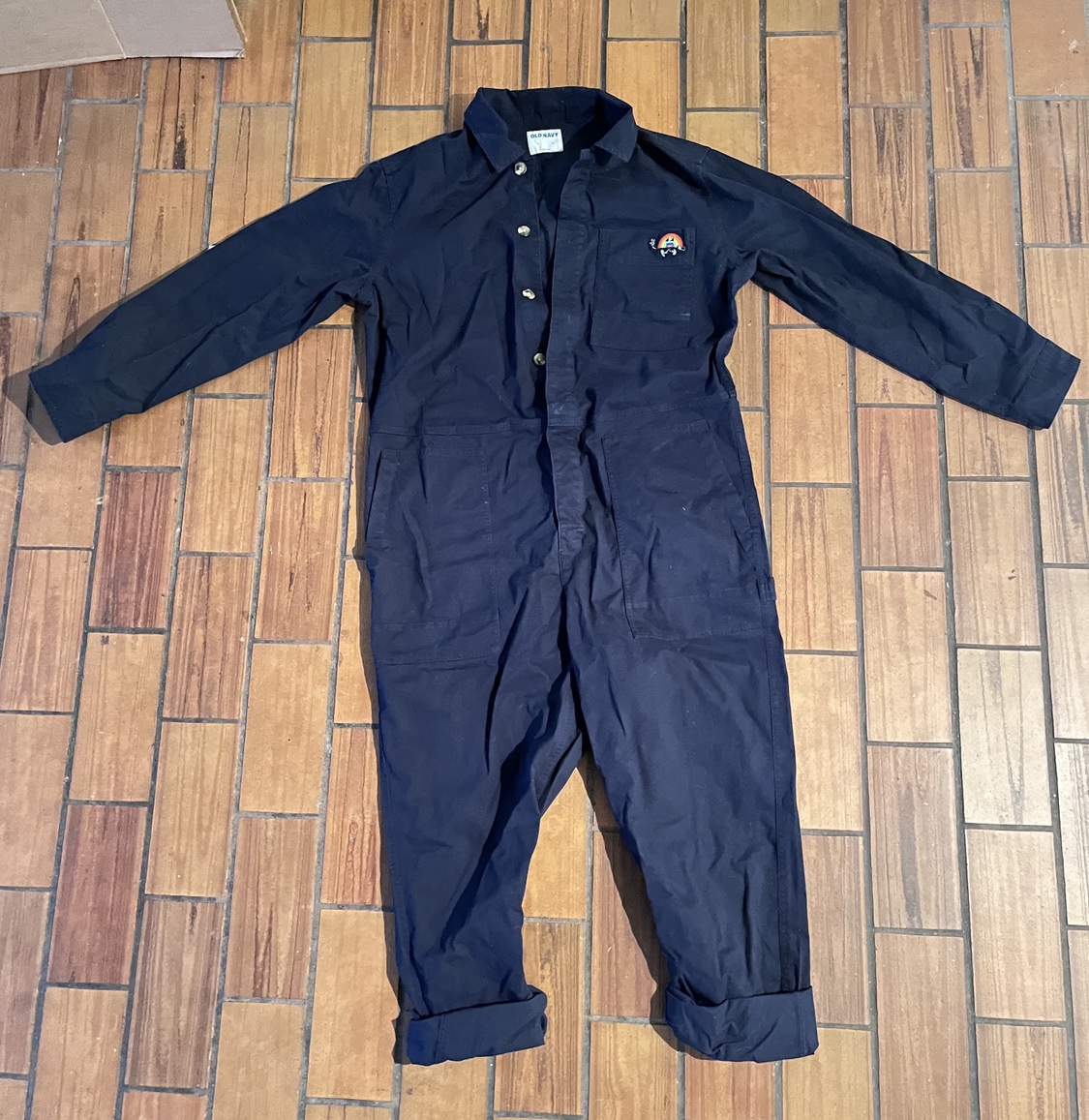 Rainbow Patch Overalls thumbnail