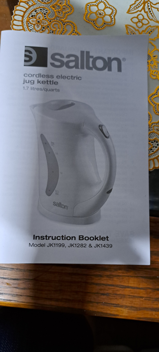 Salton cordless electric kettle image indicator(2)