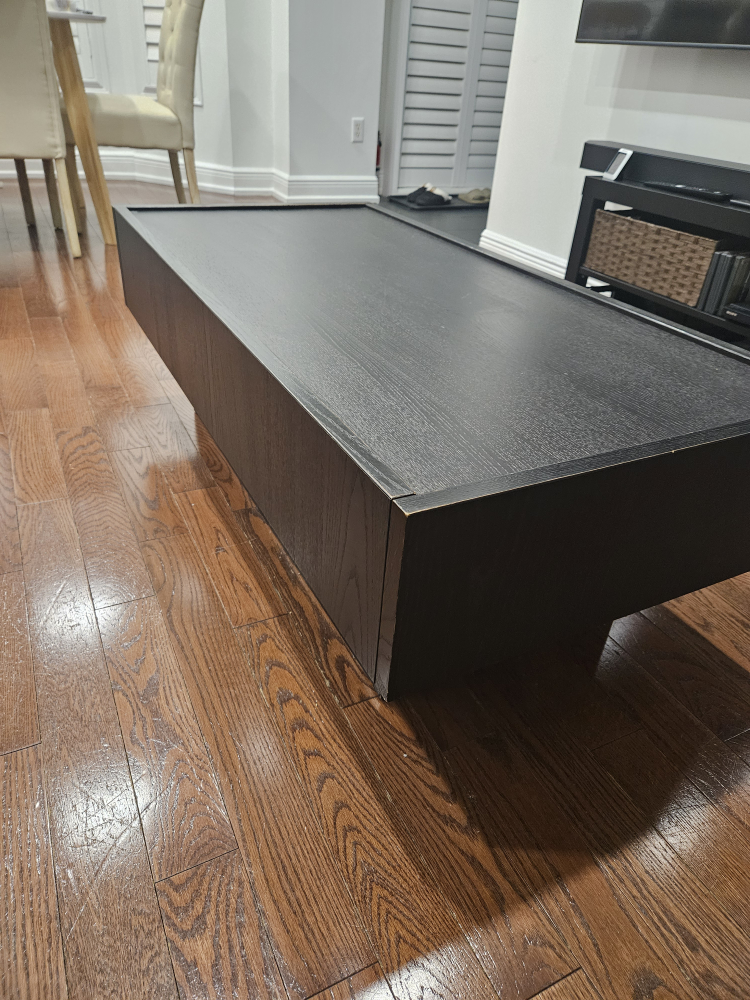 coffee table with drawers