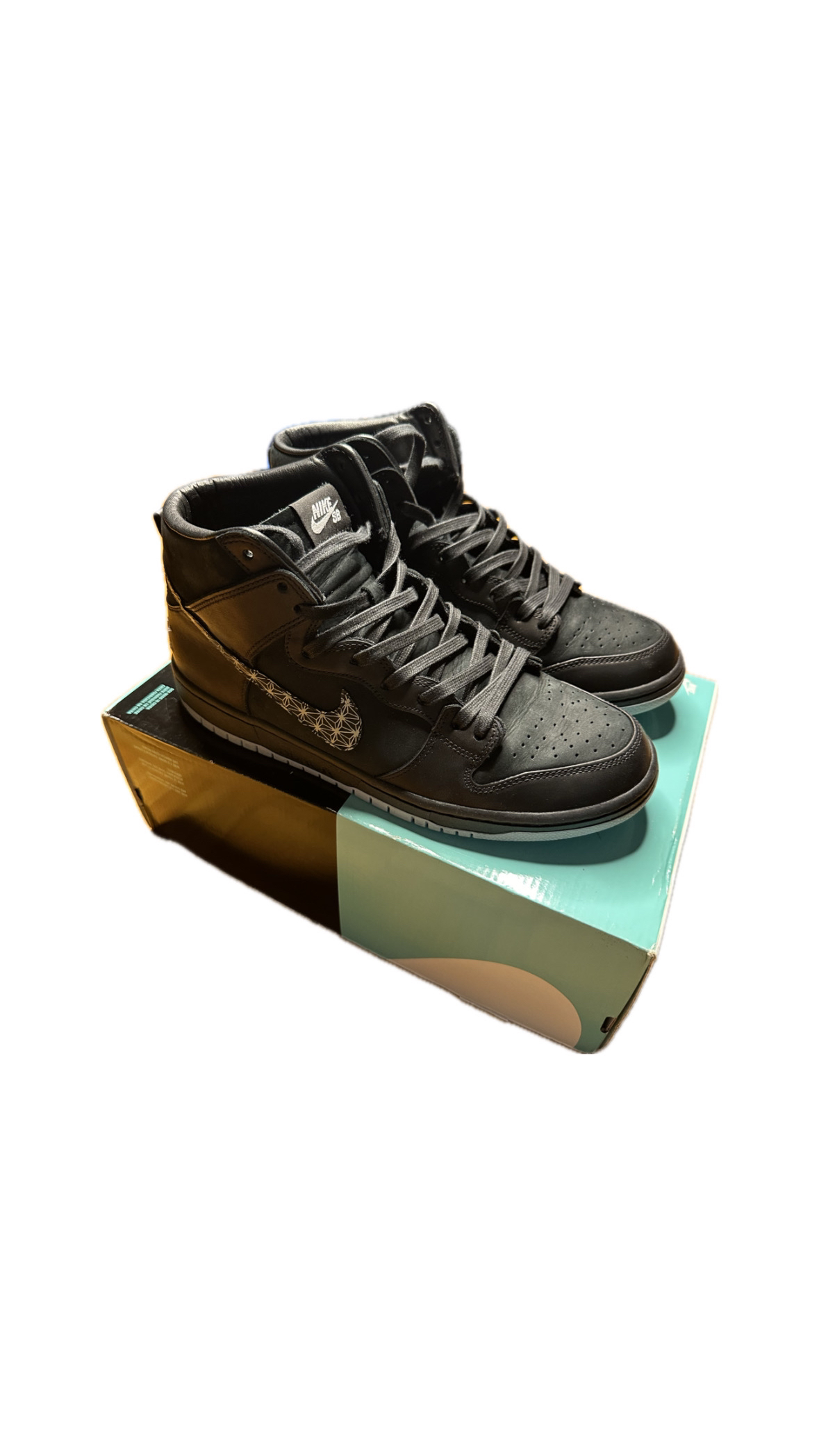 Black Bar x SB Zoom Dunk High Pro Black - photo 2