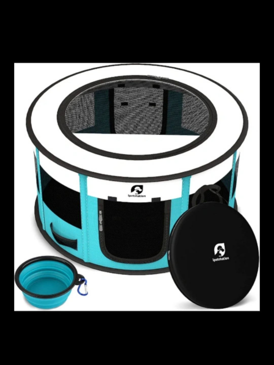 Pet Playpen in Cyan, 44"/110cm image indicator(4)