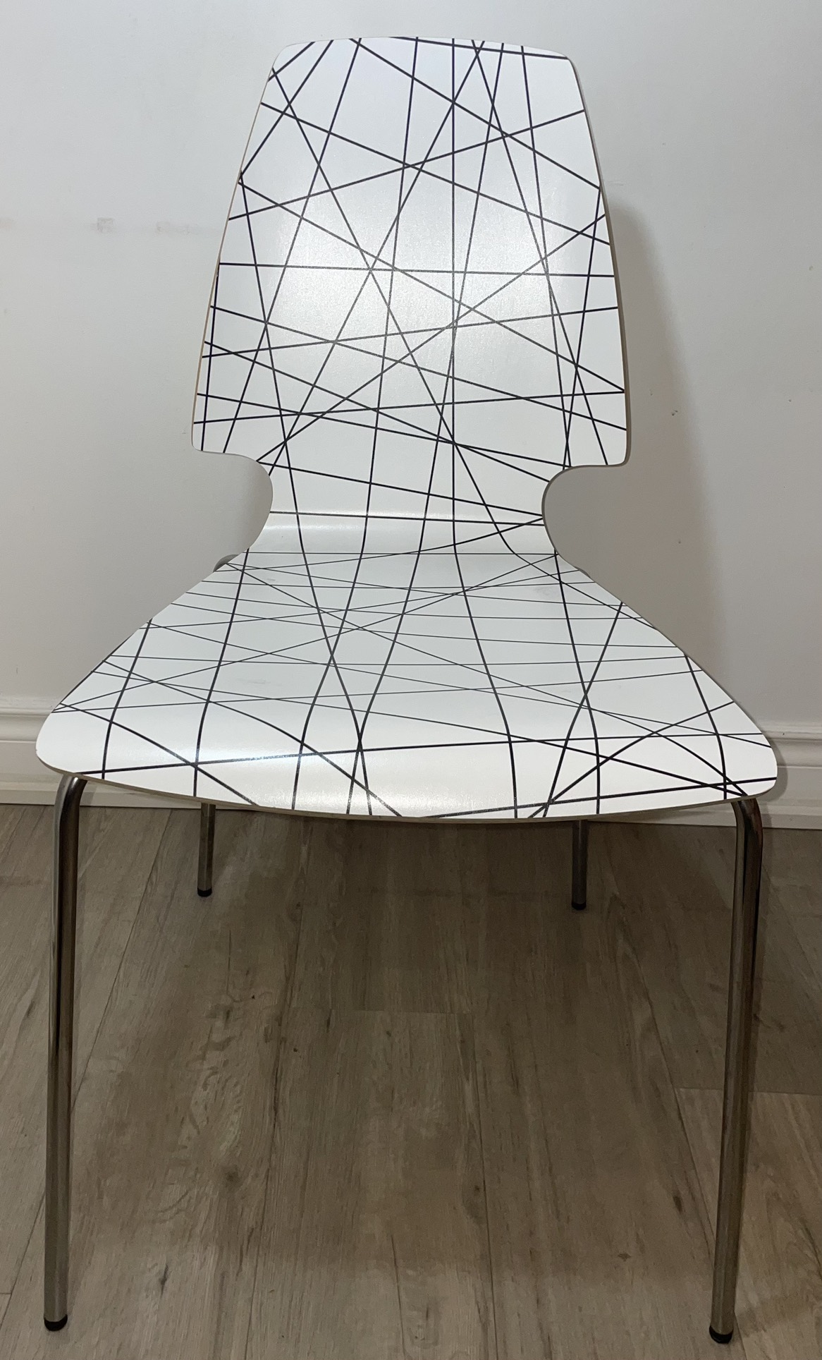 White Ikea Chairs (Brand New Condition) image indicator(3)