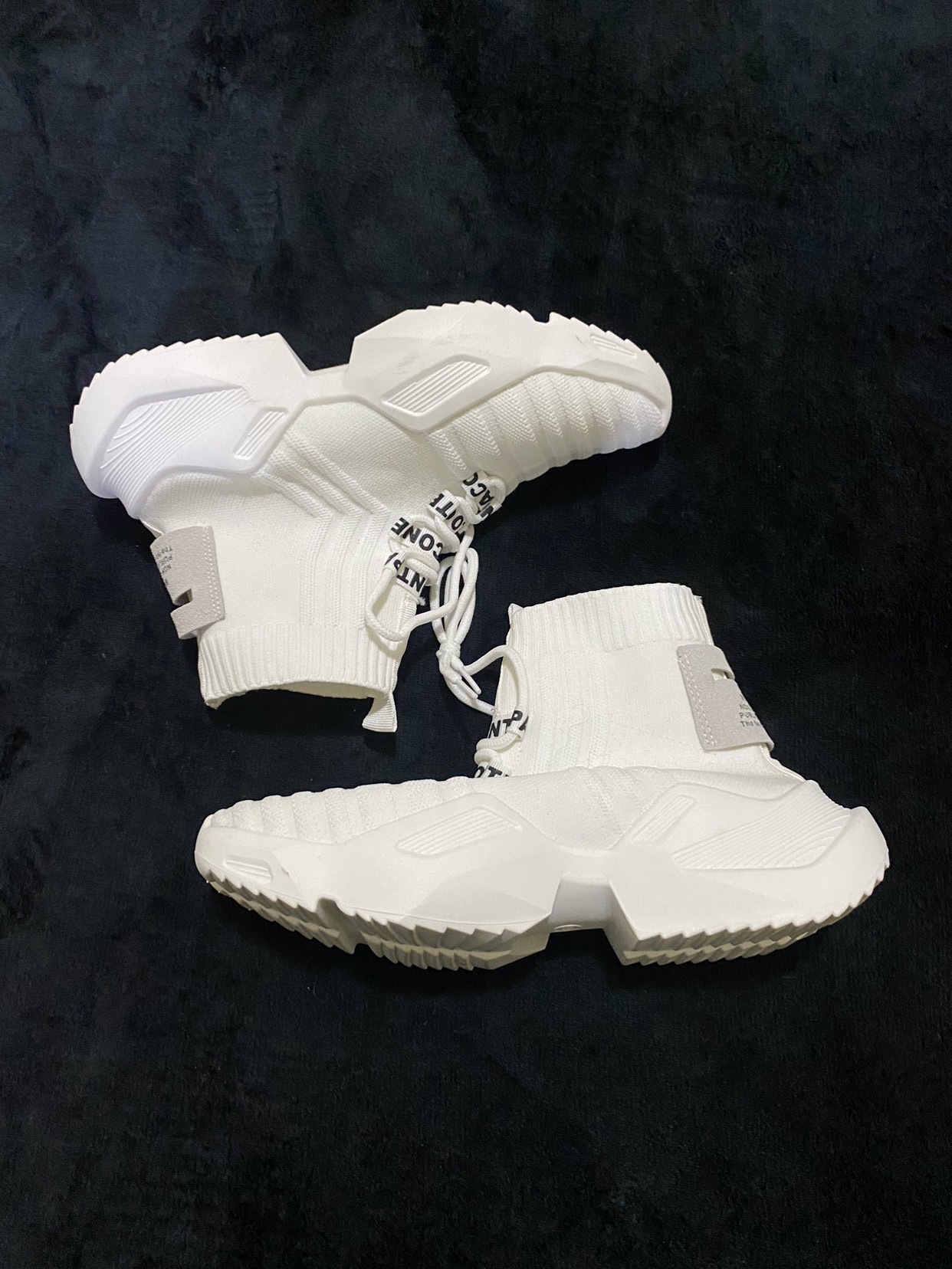 We Love Street Teckwear High Playform Sock Sneakers thumbnail