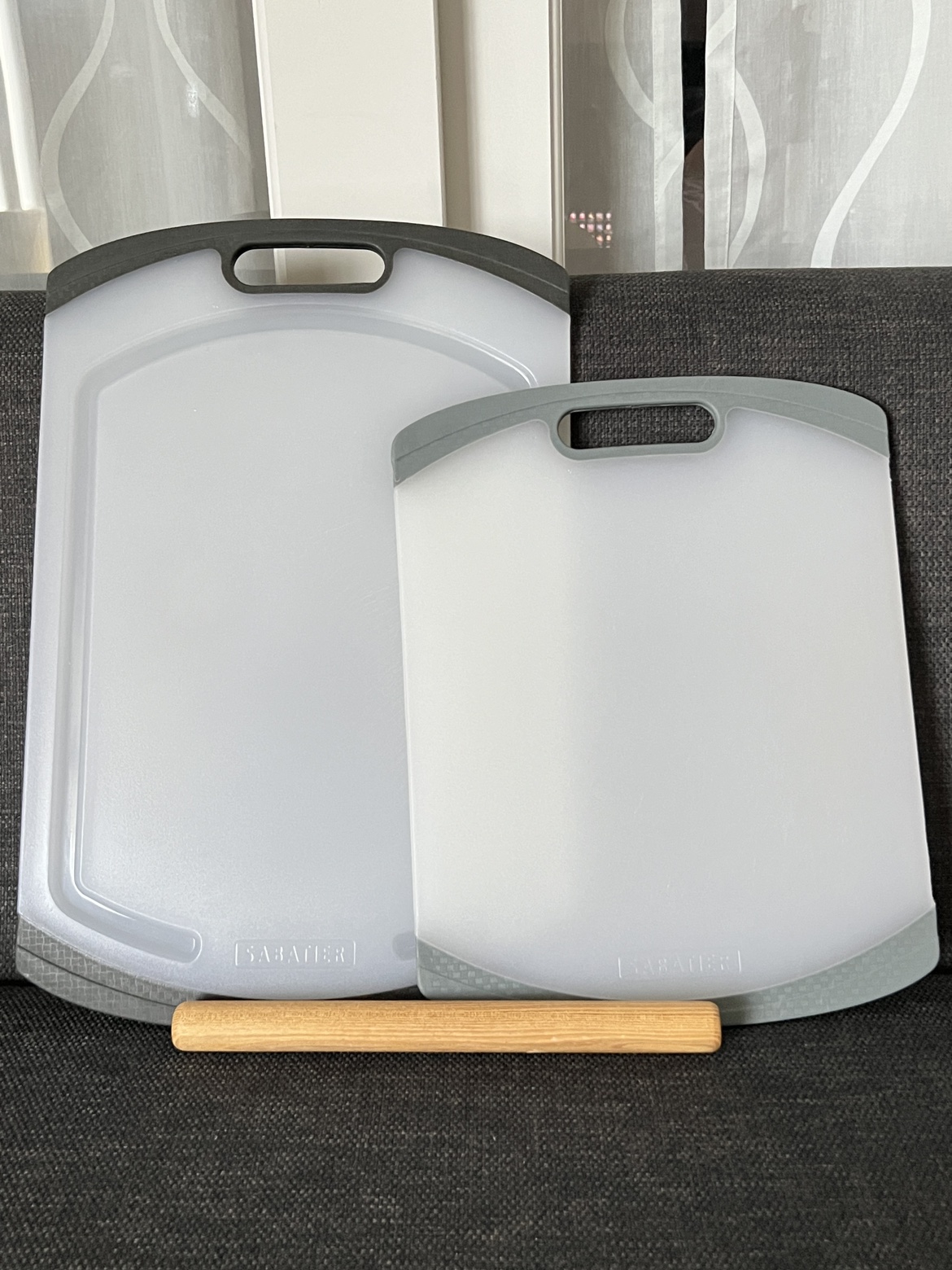 cutting board and rolling pin