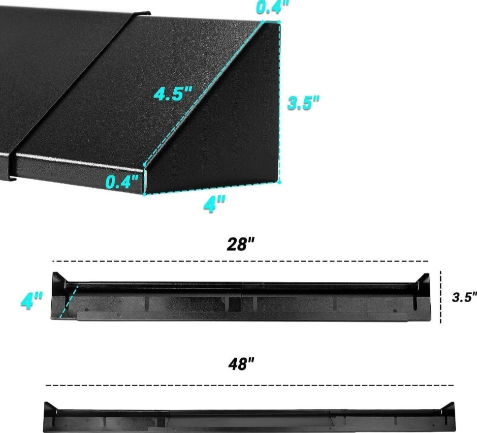 Adjustable fireplace hood shield image indicator(2)