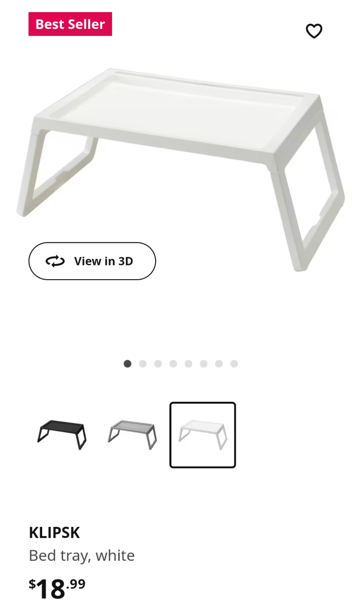 IKEA bed tray - photo 2