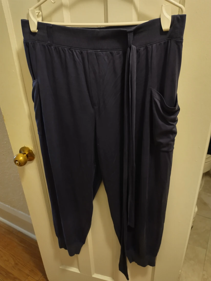 Purple lounge pants thumbnail