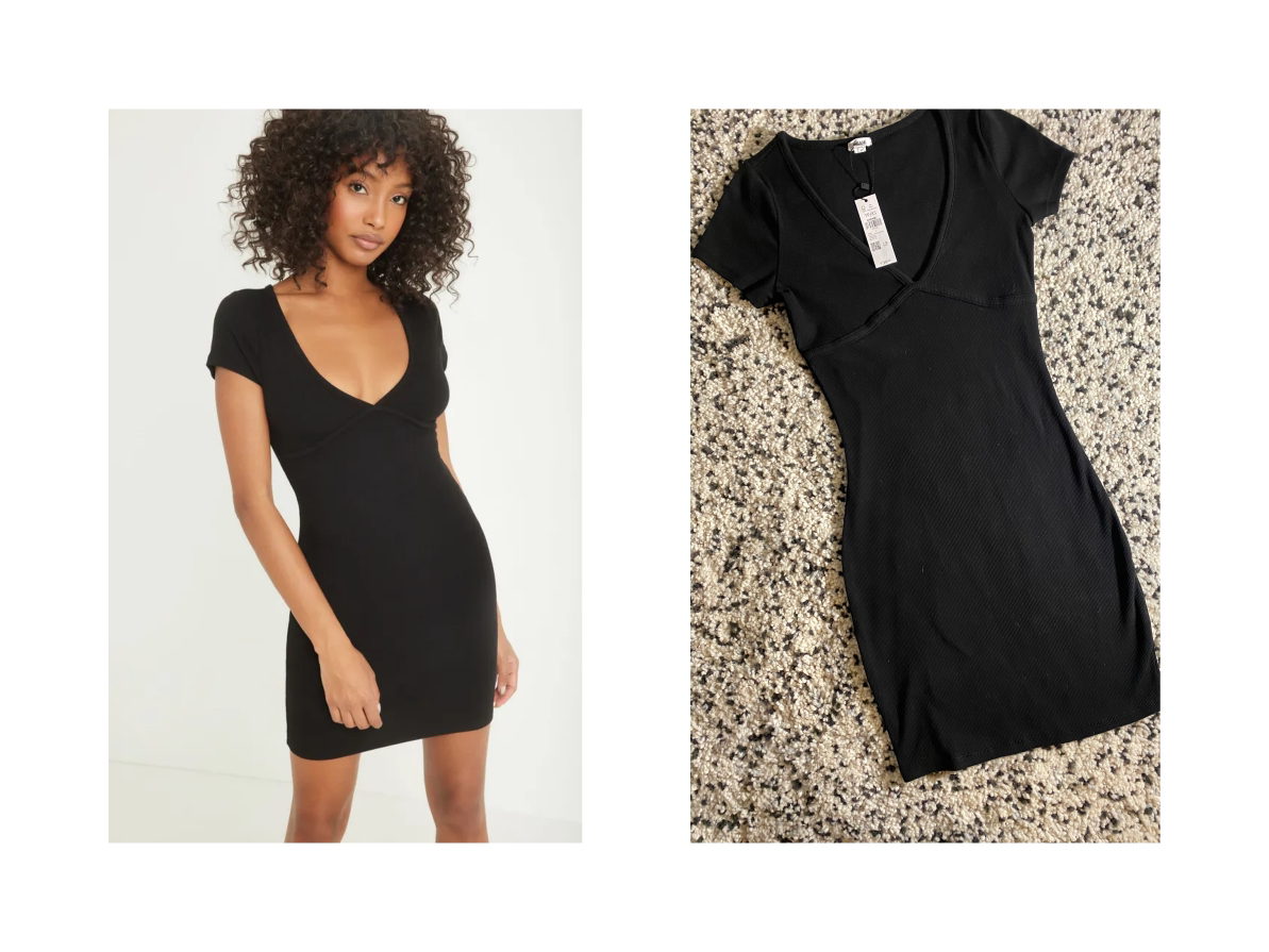 $39.95—>$19/Garage new T-shirt dress with a price tag