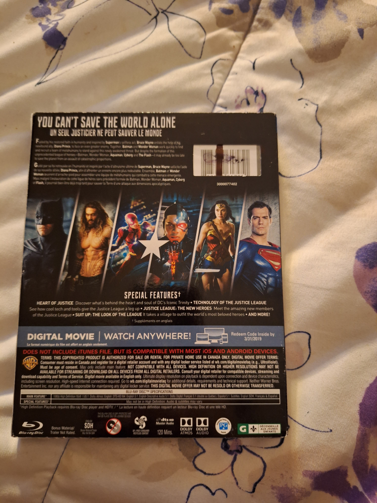 Justice League - Blu Ray -New image indicator(2)