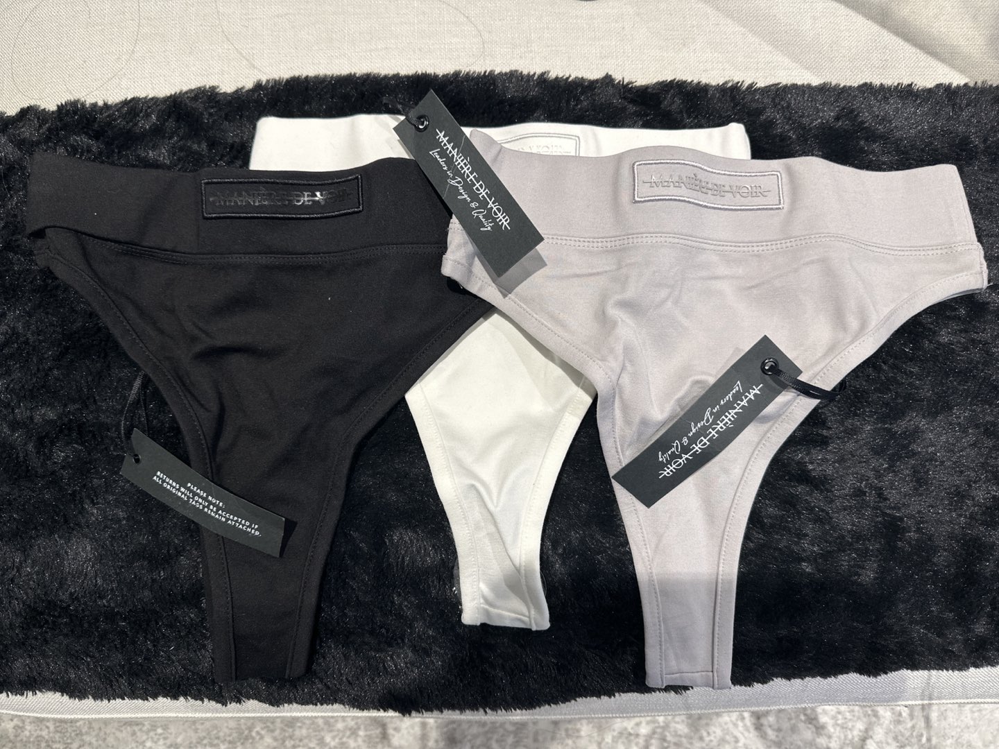 *NEW* High waisted thick band thongs - photo 4