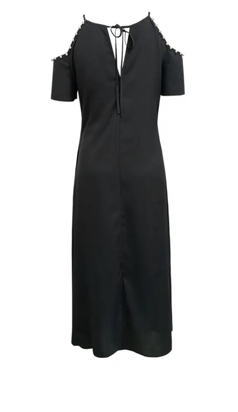 Elegant Long Black Dress - photo 4
