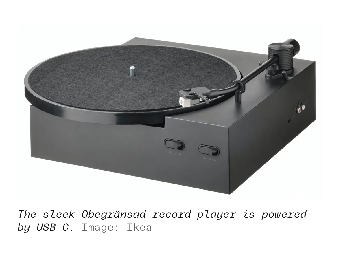 Limited Edition IKEA X SWEDISH HOUSE MAFIA RECORD PLAYER