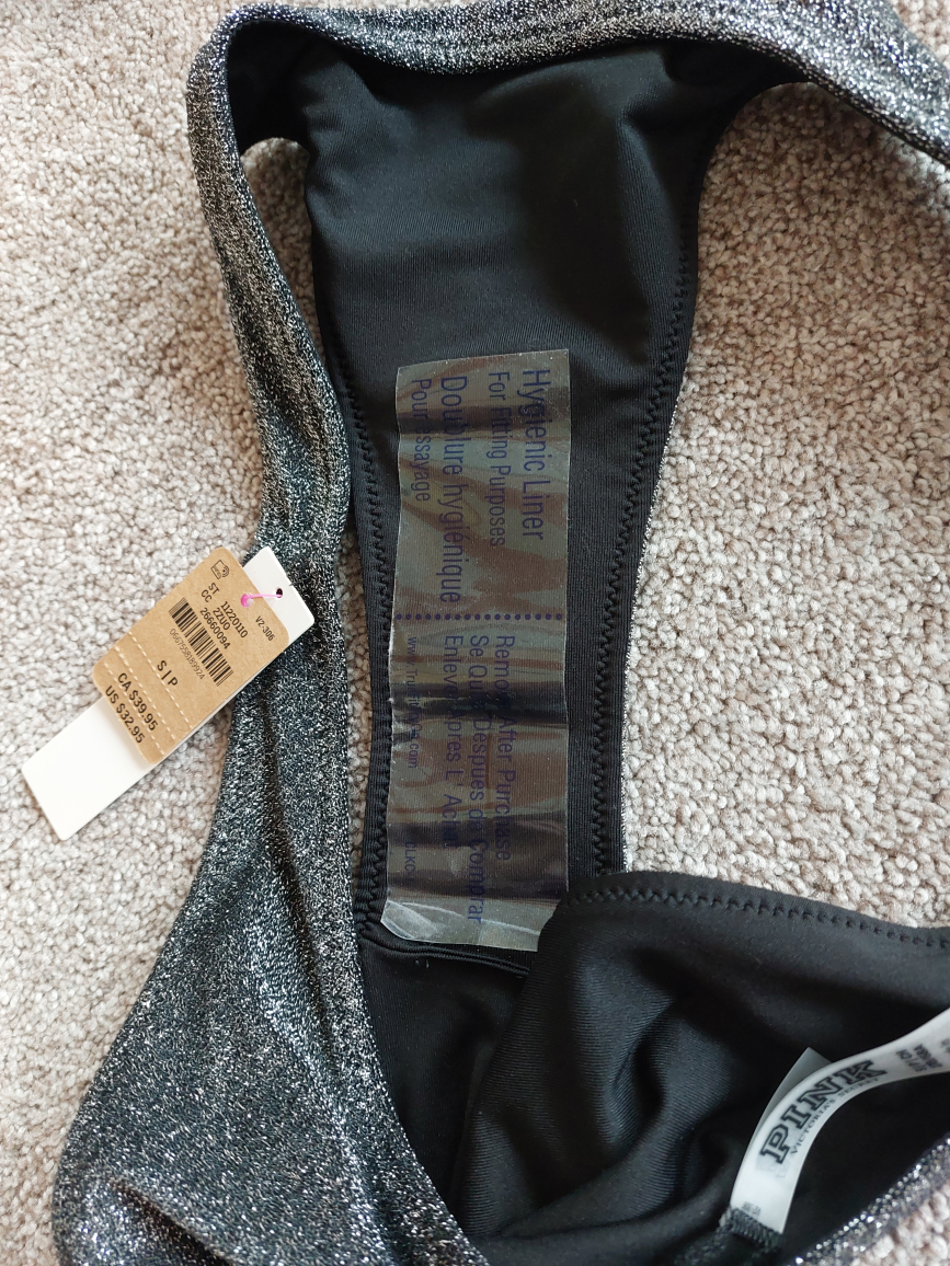 Brand New PINK 2 piece swimwear size M top S bottom image indicator(9)