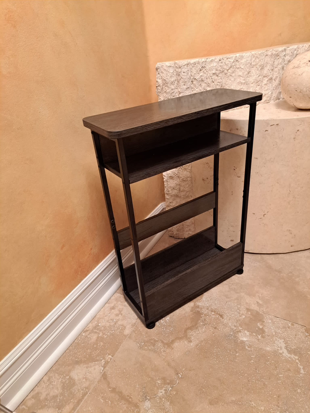 Brown Wood Side Table