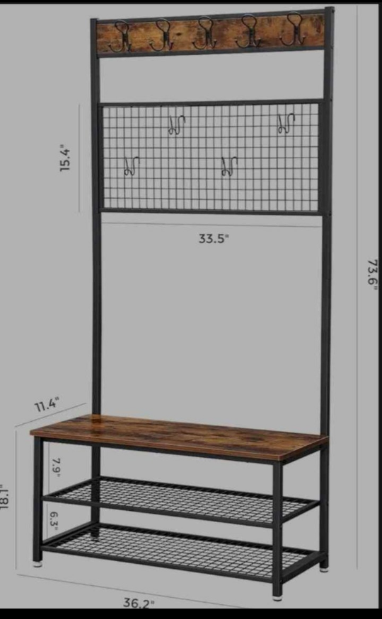 New Coat, Bench, shoes rack - photo 2