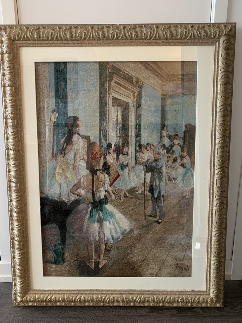 The Ballet Class framed tapestry thumbnail