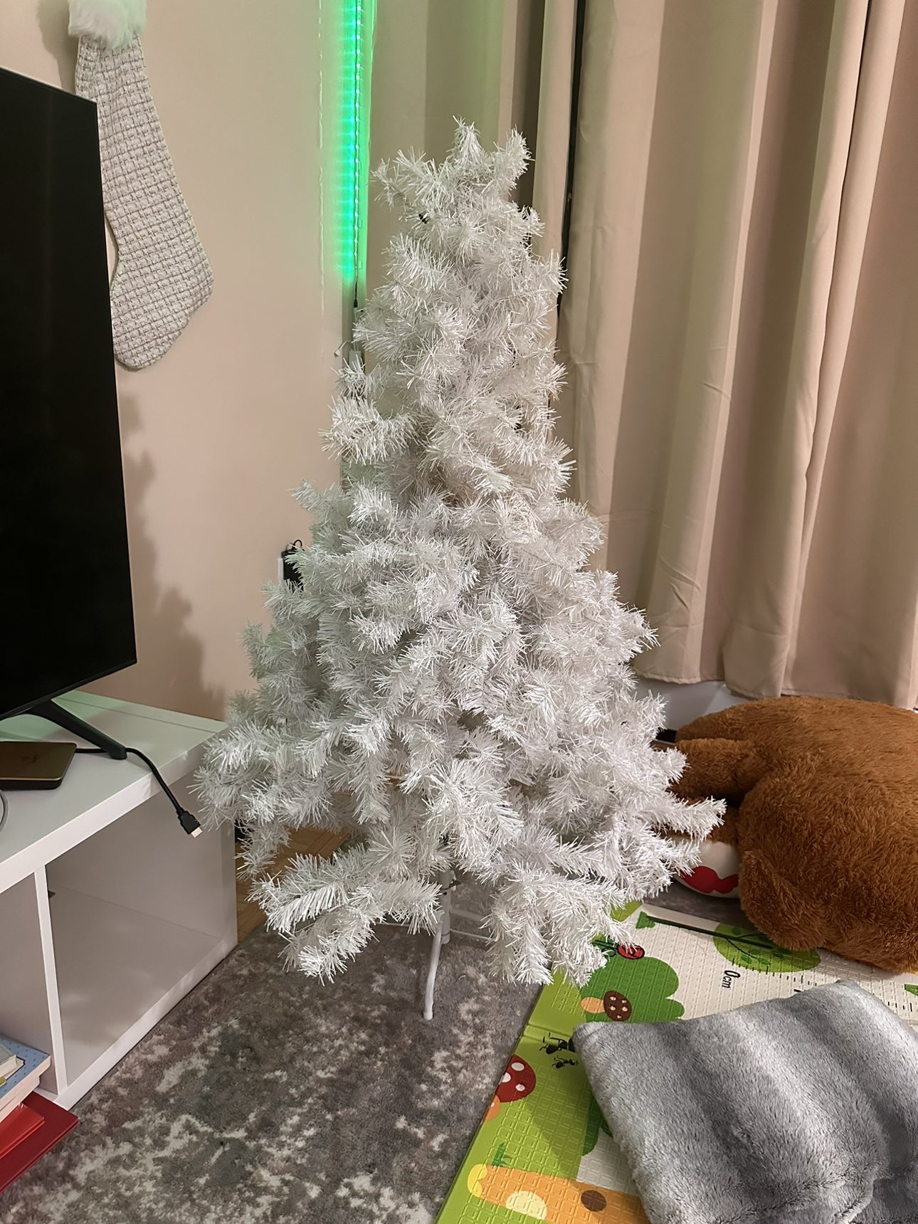 5ft White Christmas Tree - photo 4