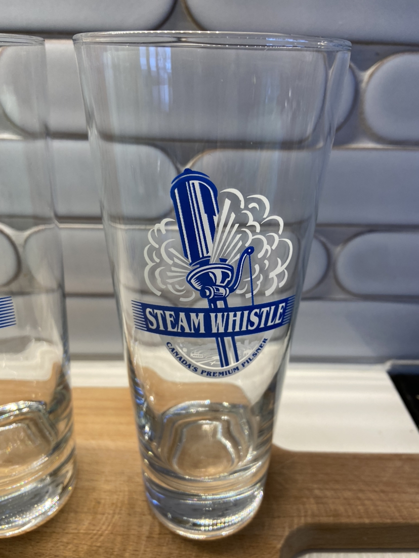 Steam Whistle Tall Beer Glasses (2 for $10) image indicator(2)