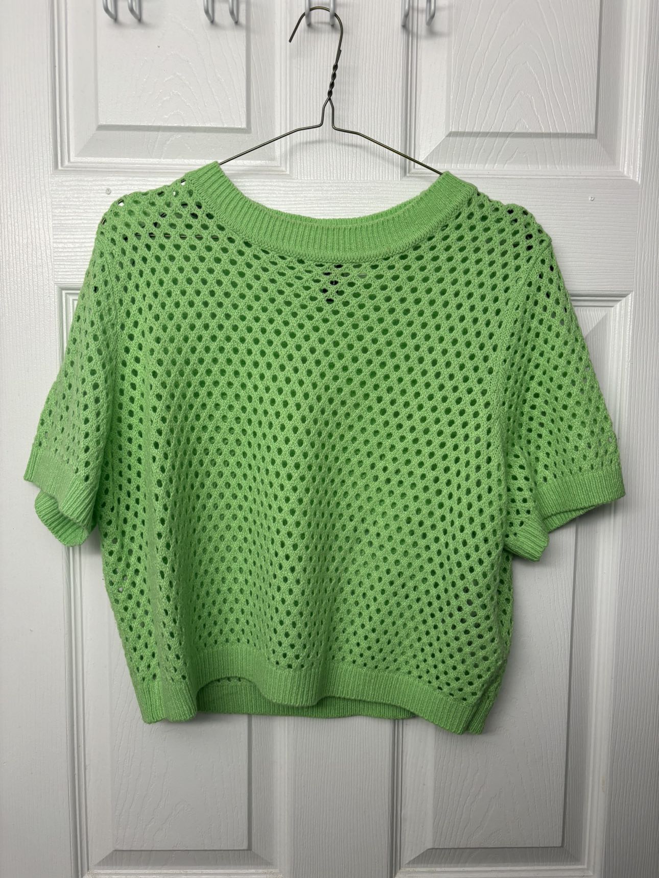 Lime green Crop Top