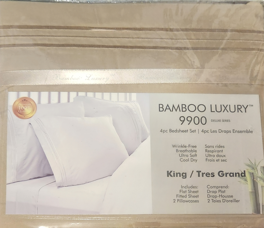4 piece Bamboo sheet set (king) - photo 2