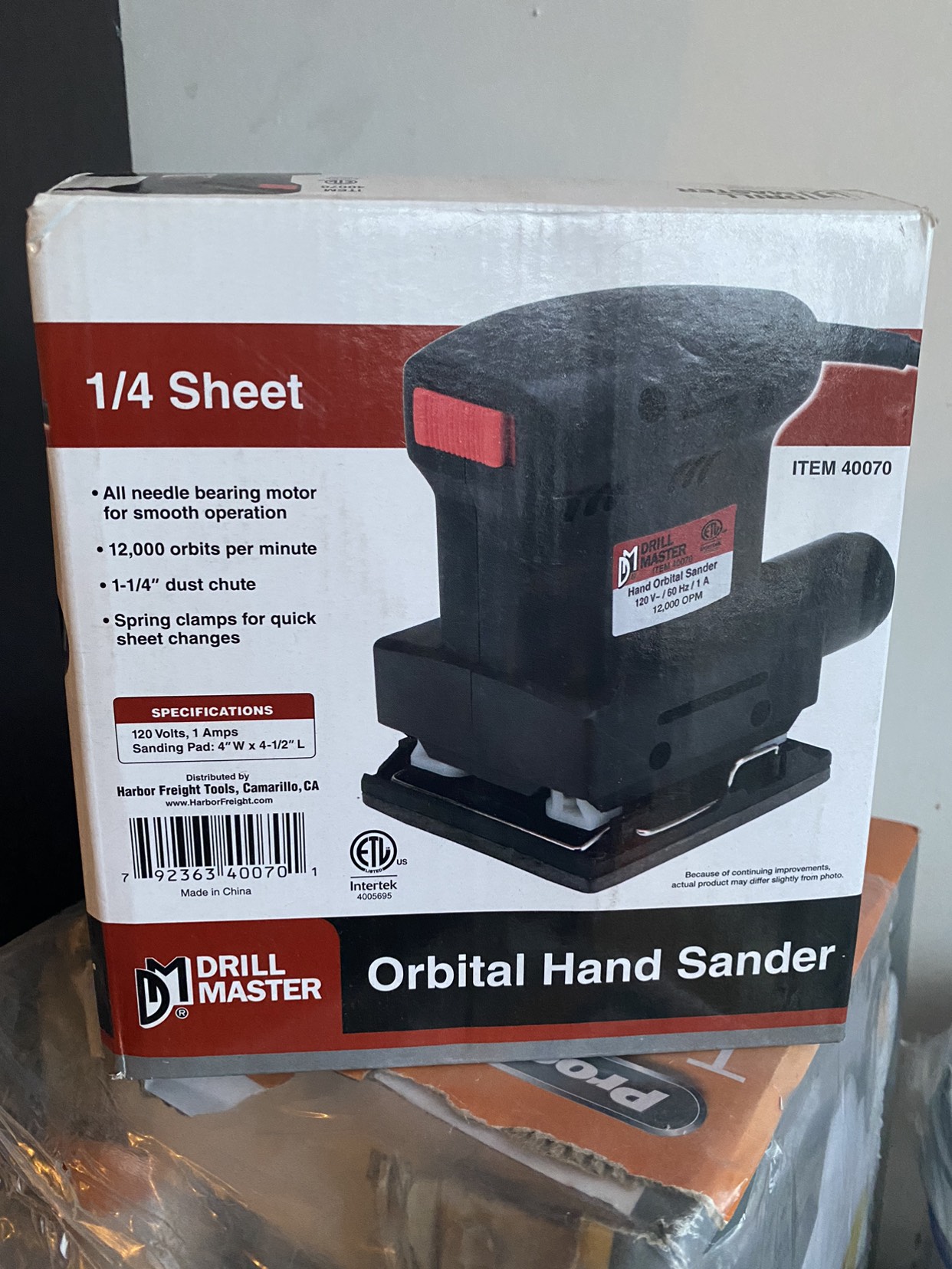 Drill Master Orbital Hand Sander