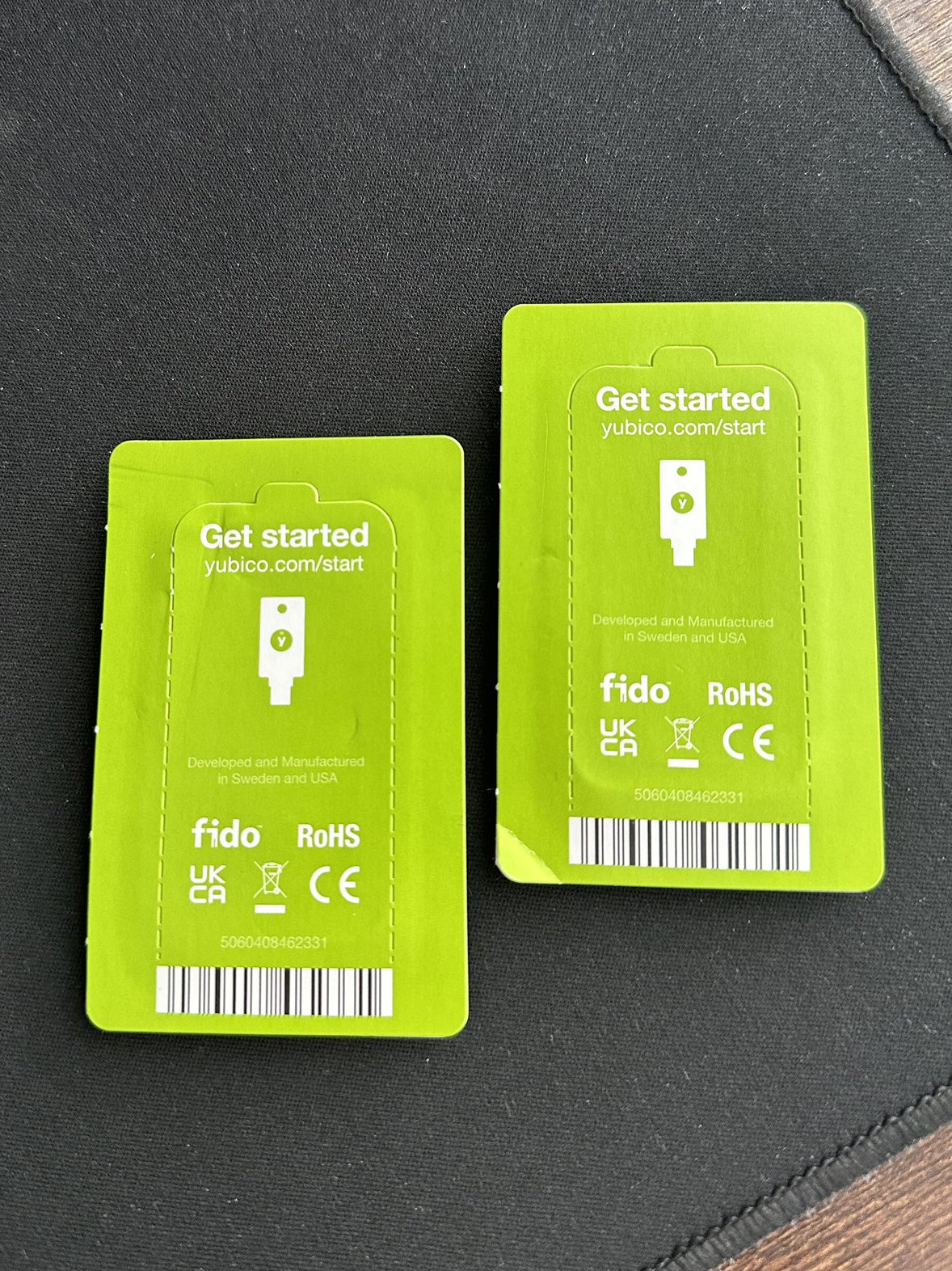 2 YubiKey 5C NFC security keys - photo 2