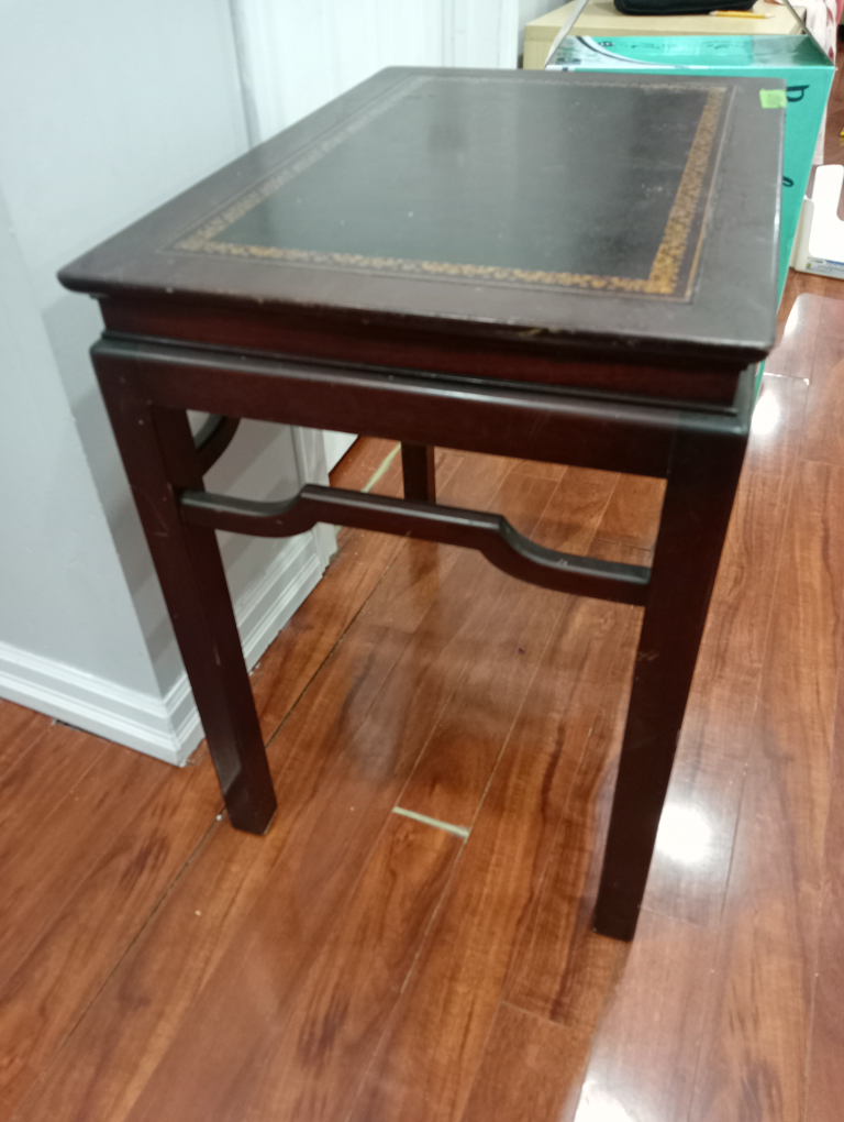 wooden coffee table