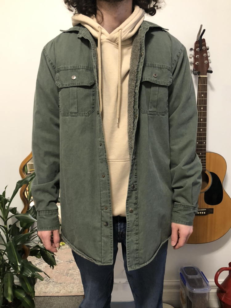 Vintage Green Fleece Jacket image indicator(2)