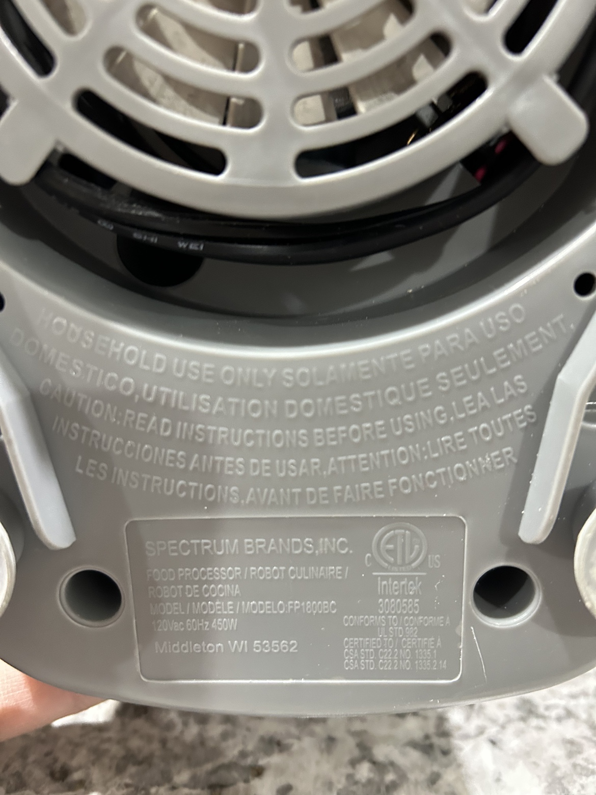 Black and Decker food processor - photo 4