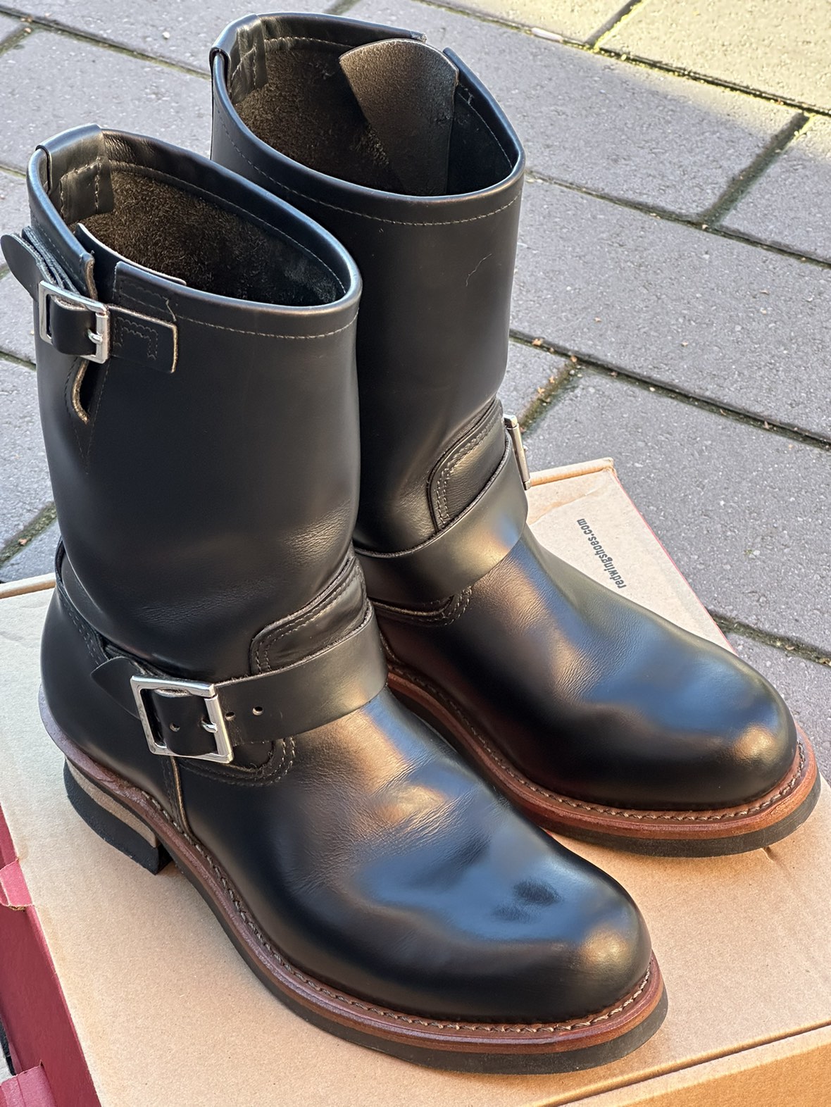 MINT! Redwing 2268 Engineer Steel Toe Boots in Box image indicator(6)