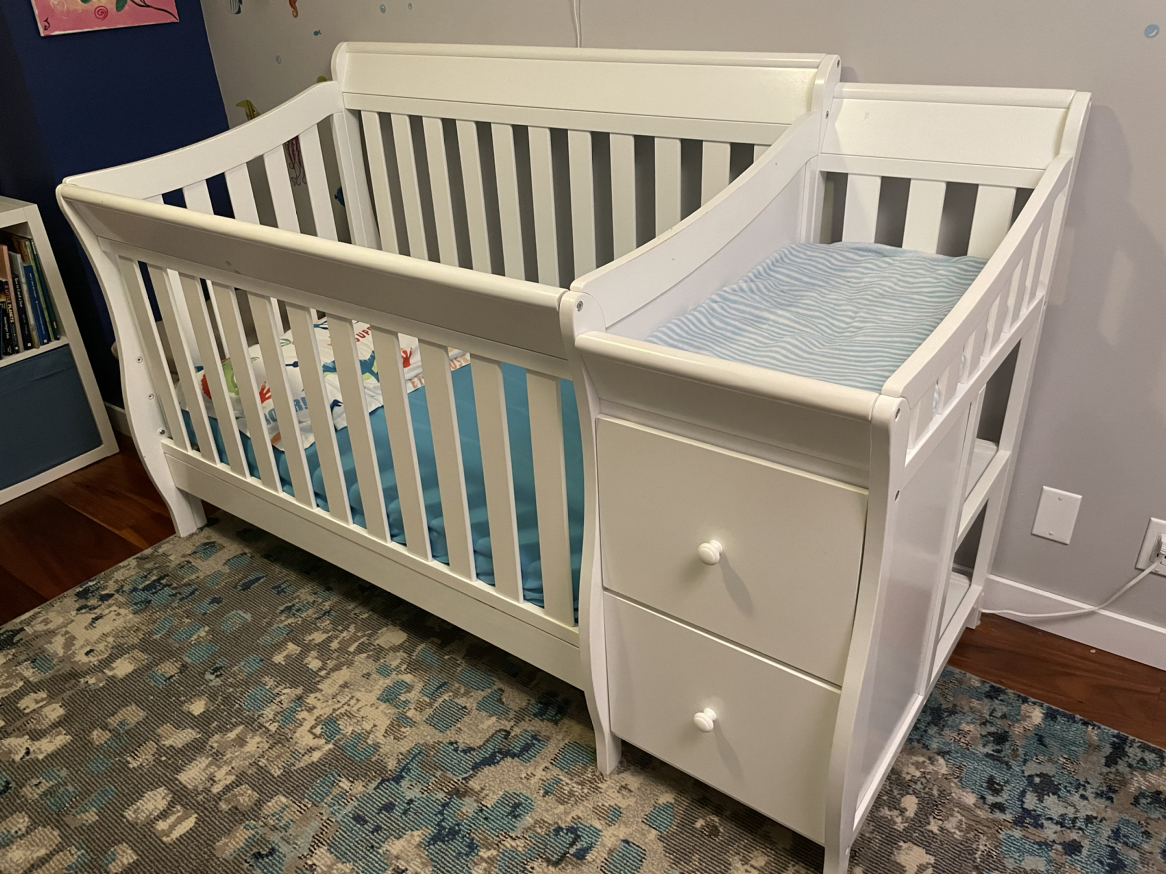 Crib and Changer Combo