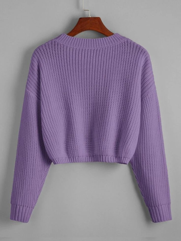purple sweater - photo 2
