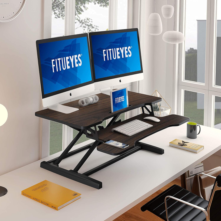 FITUEYES Standing Desk Converter - White - photo 4
