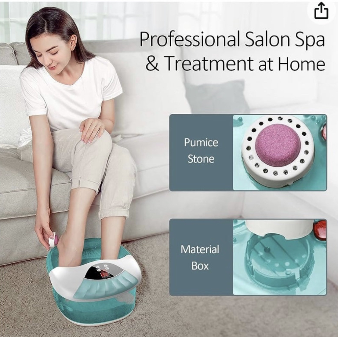 Foot Spa Turejo Foot Bath Massager - photo 5