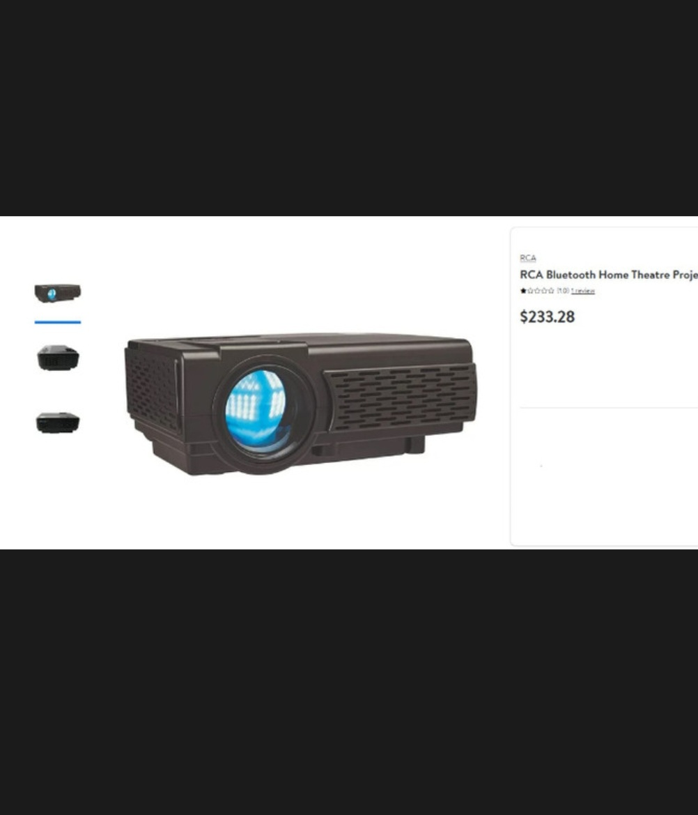 RCA Home Projector with desk stand - photo 2