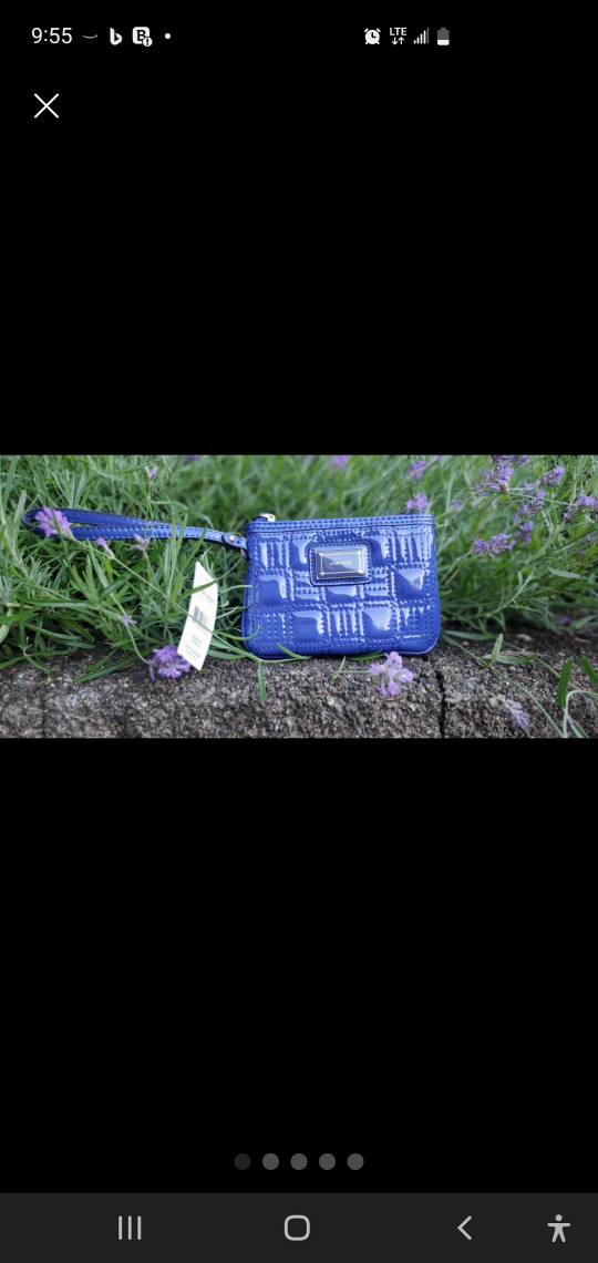 Nine West Blue Wristlet "Go-to-Glamour" thumbnail