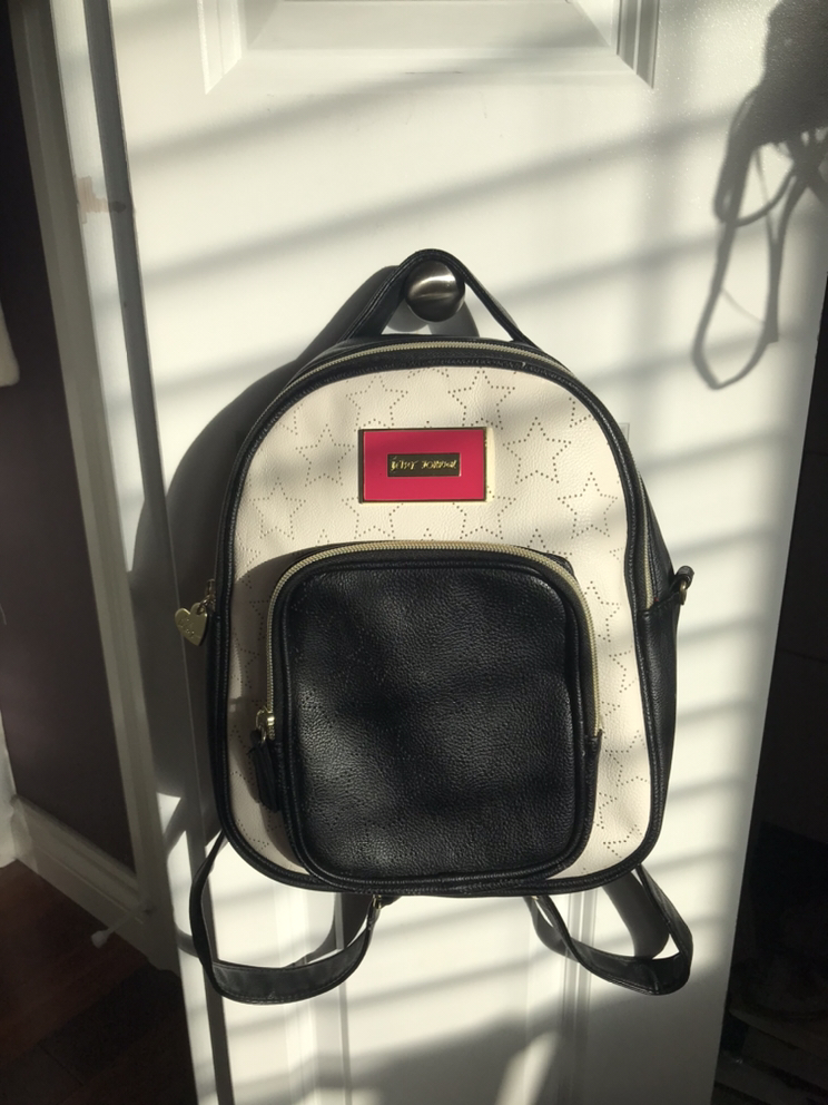Black & White medium backpack