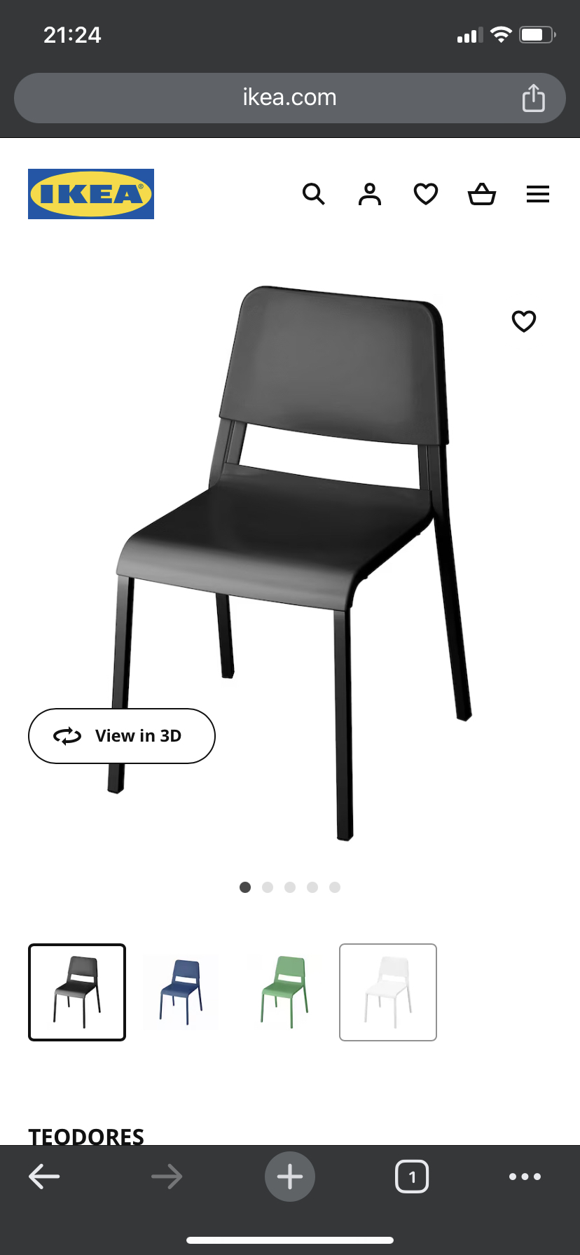 Ikea Chair Teodores image indicator(3)