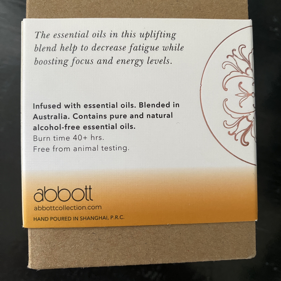 NEW  2 piece Aroma botanical Energy Candle image indicator(2)