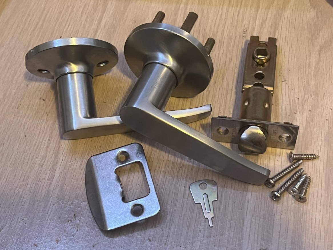 Silver hardware Door handle - photo 2