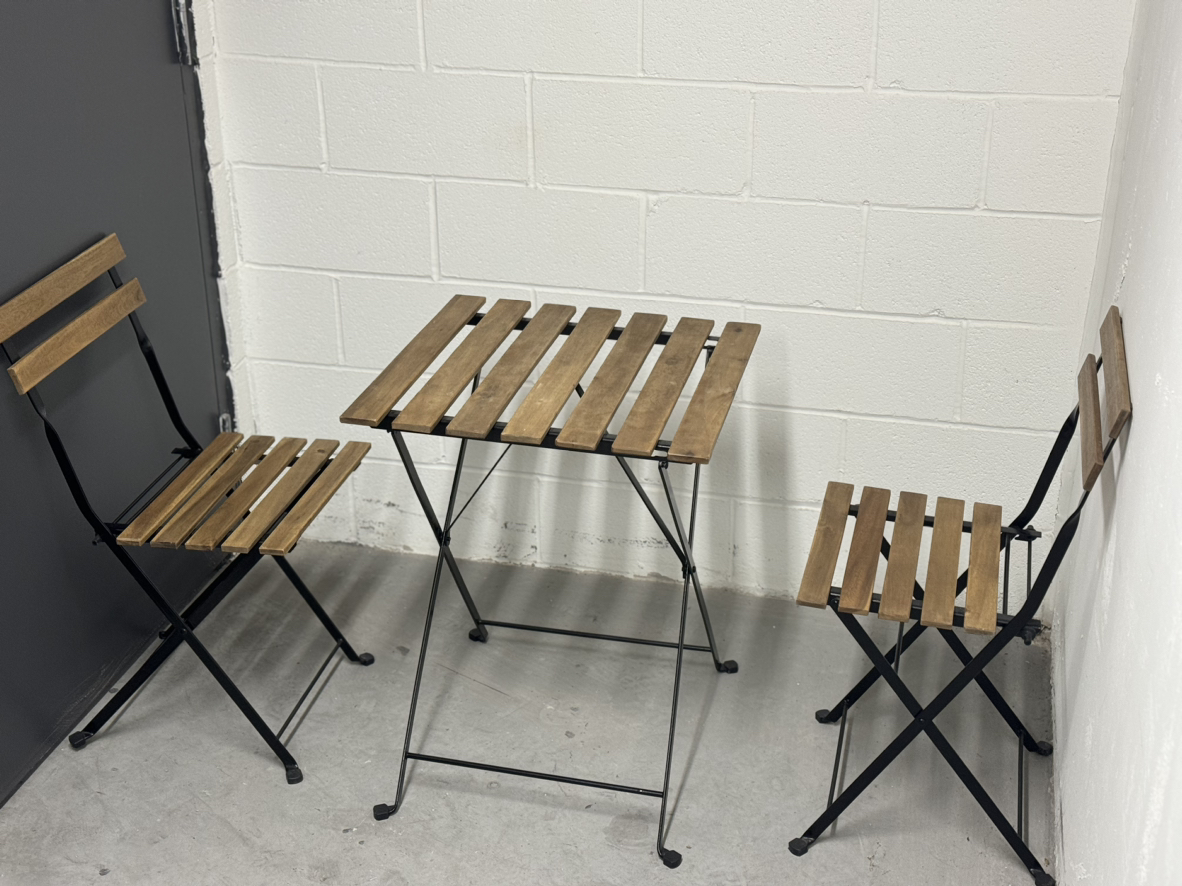 New Wooden Table/Chairs (prices below)