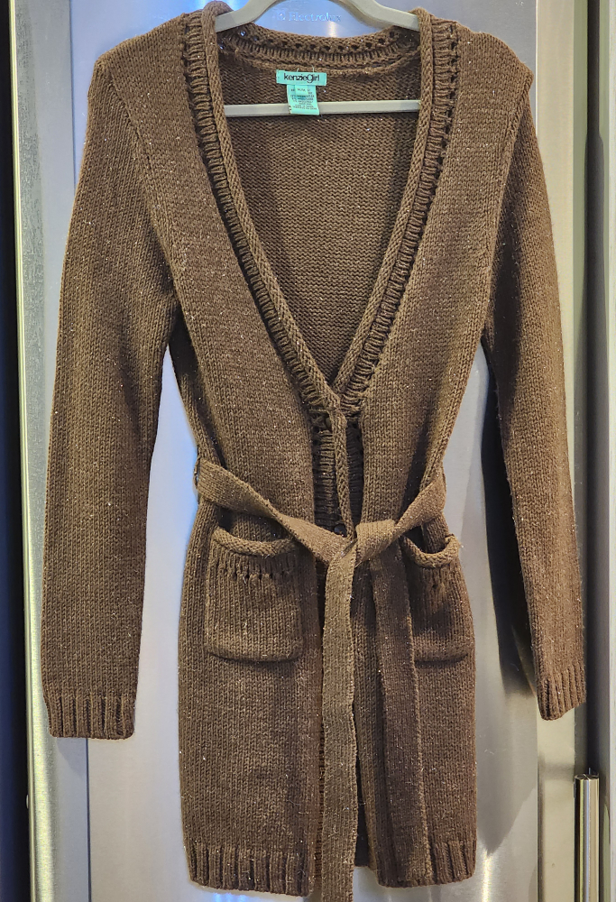 Long Cardigan Women/Girl  Size S/M + Scarf image indicator(4)