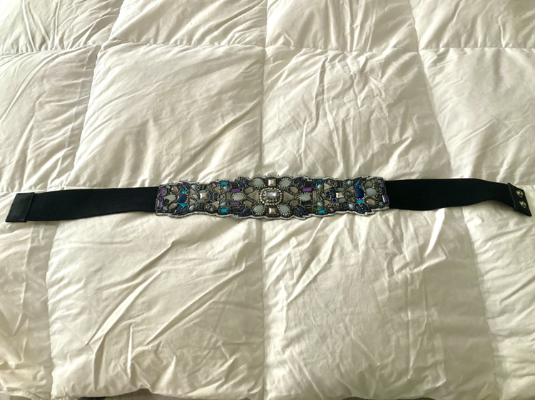 Anthropologie Rhinestone Dress Belt XS-S image indicator(2)