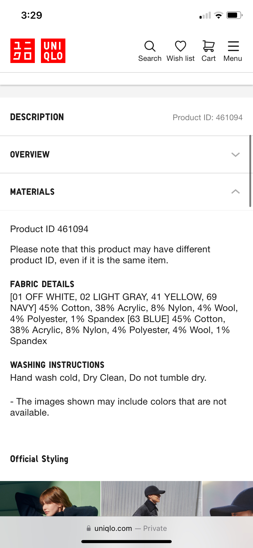 New with tag oversized sweater XL Uniqlo yellow image indicator(4)