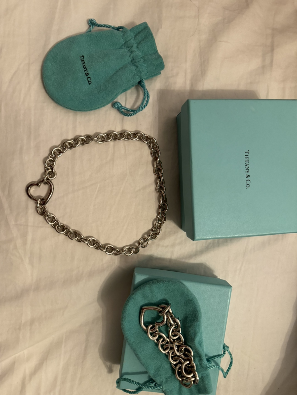 Tiffany & co open heart clasp choker necklace - photo 4